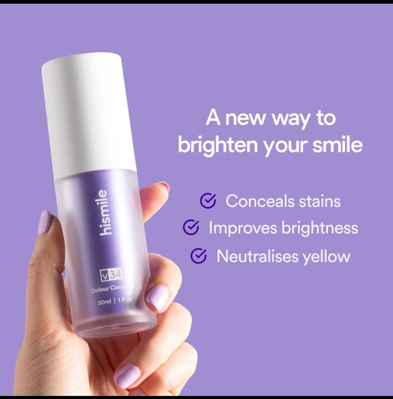 Hismile Teeth Whitening Purple Toothpaste