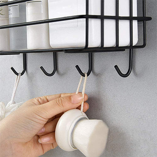 Wall Storage Rack, Multipurpose, No drill/No nail, Bathroom/Kitchen